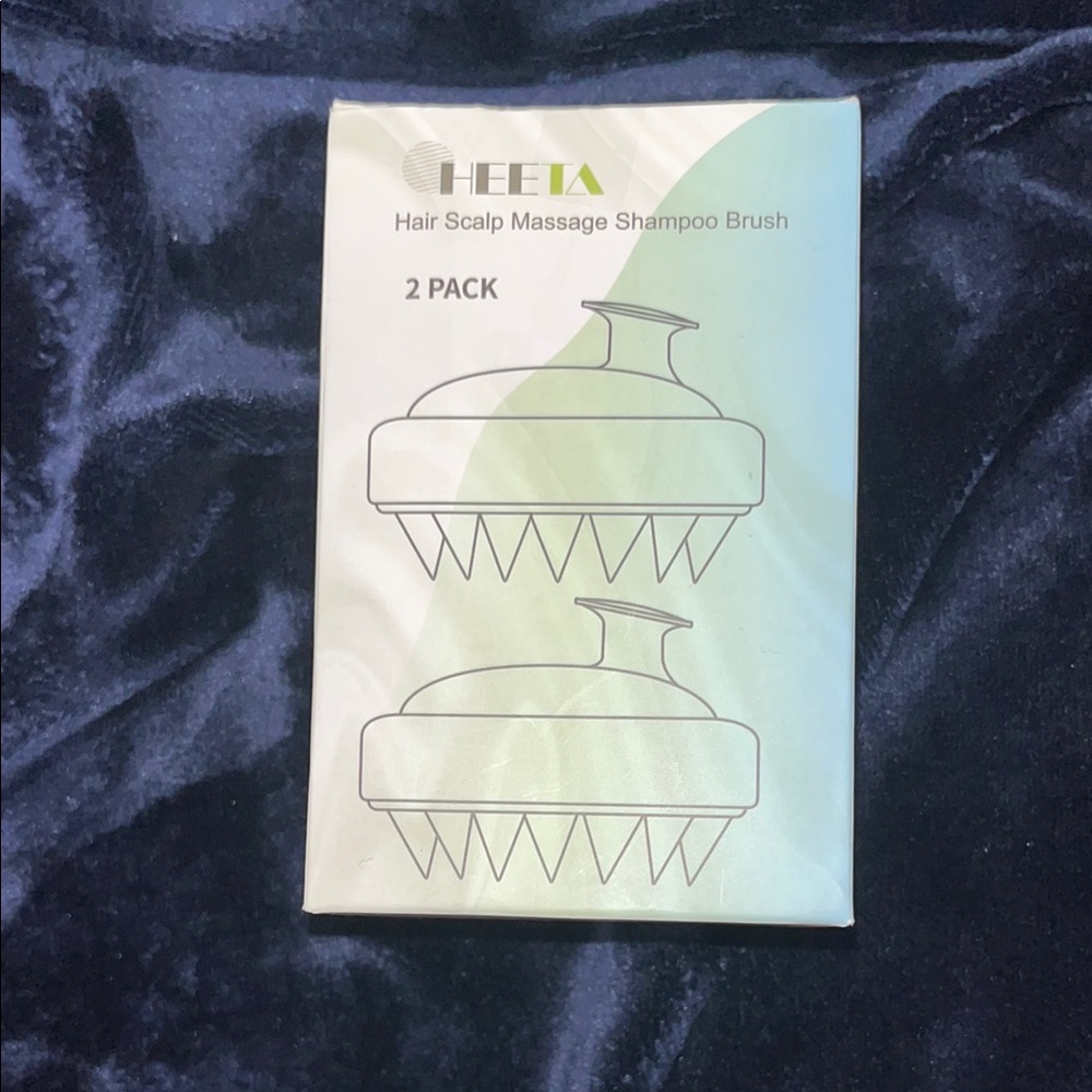 NEW AND SEALED 2 Pack HEETA Scalp Massager Set
